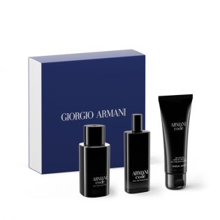 ARMANI CODE EAU DE TOILETTE TRIO VASARAS DĀVANU KOMPLEKTS