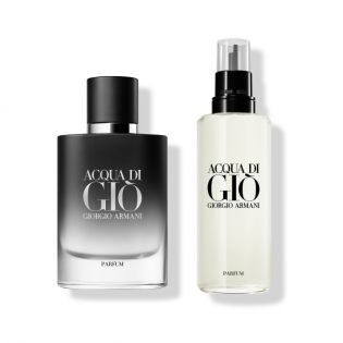 ACQUA DI GIÒ PARFUM 75ML UN ATKĀRTOTI UZLIDĒJAMS KOMPLEKTS