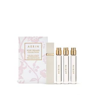 AERIN Rose Premier Fragrance Trio Purse Spray Izsmidzinātājs un Uzpildes